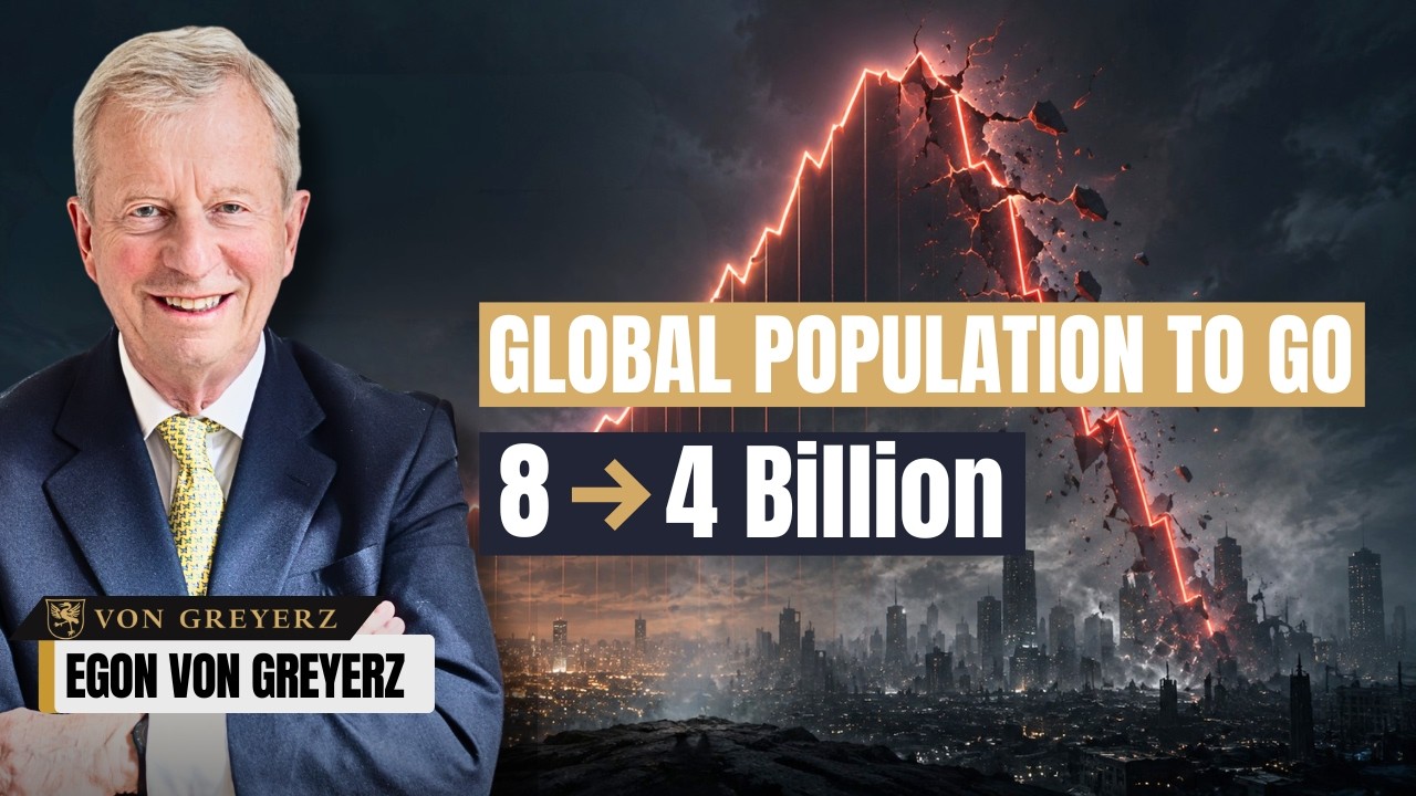 GLOBAL POPULATION TO GO FROM 8 BILLION TO 4 BILLION