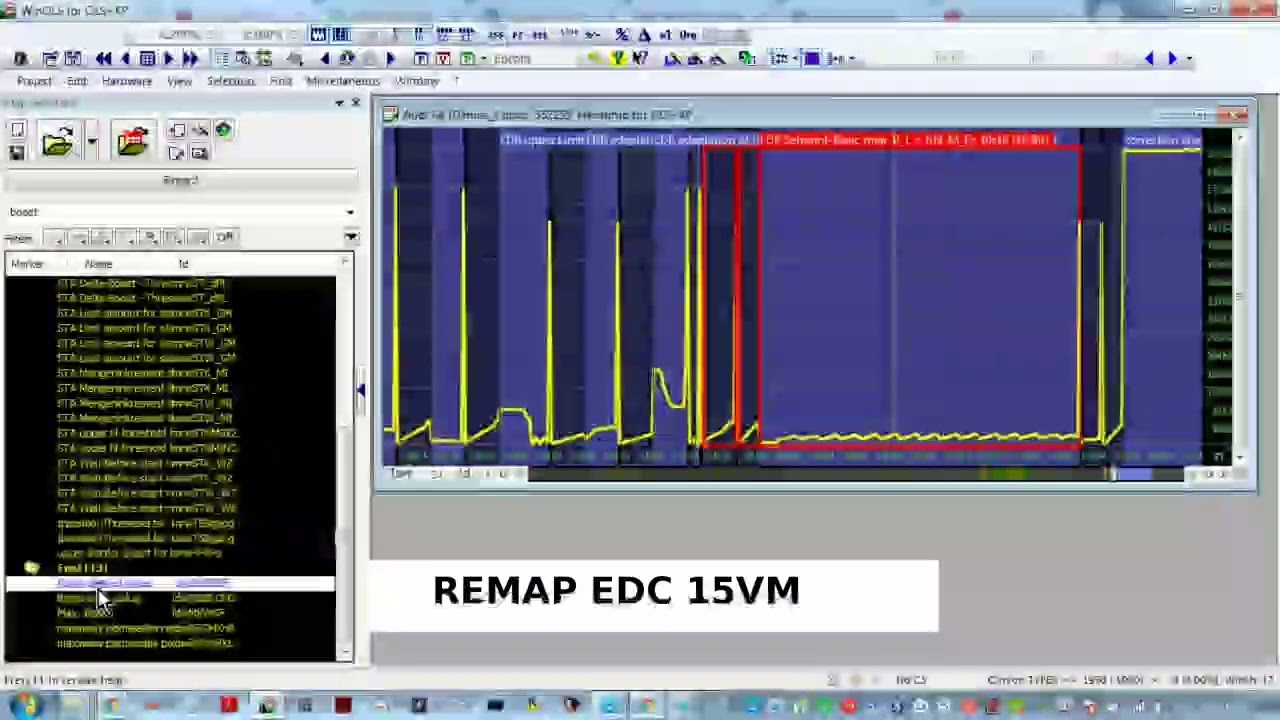 Prévia Treinamento de Remap, Software de edição Winols STCAR.