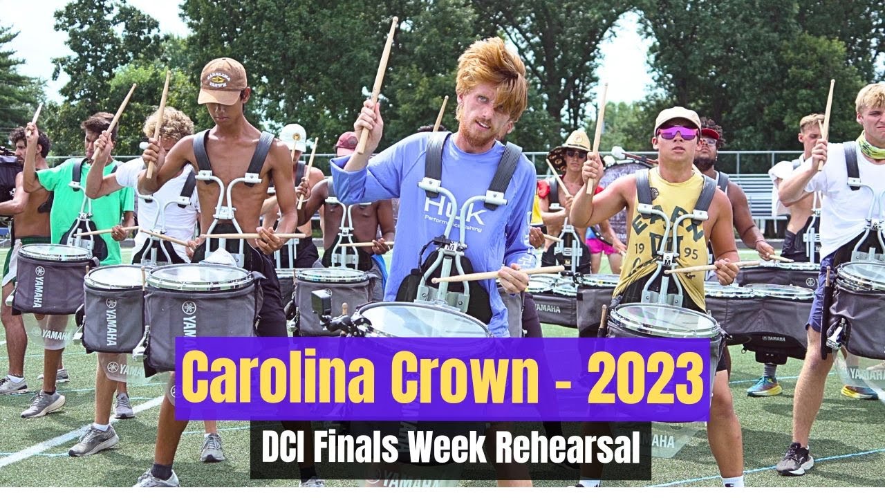 Carolina Crown 2023 - Percussion Ensemble Rehearsal