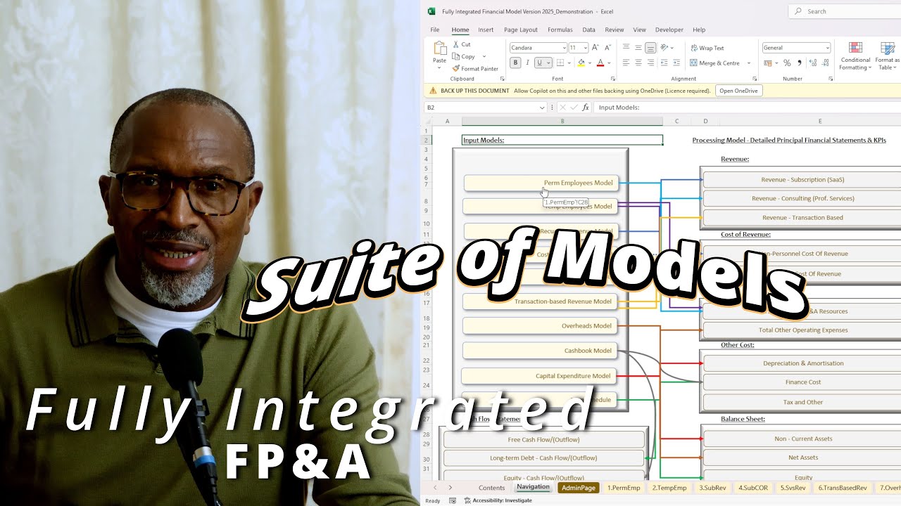 A Practical FP&A Model Walkthrough &ndash; Driver-Based, Integrated, and Built in Excel FY2025