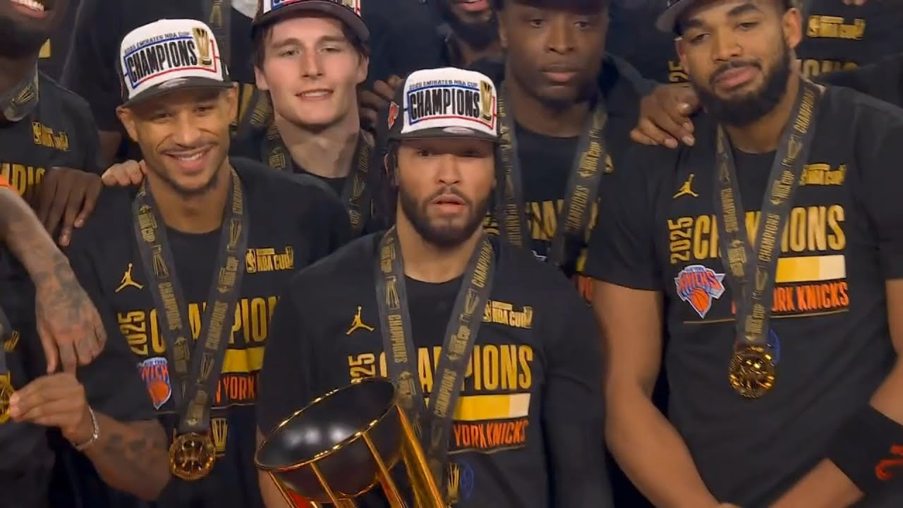FULL New York Knicks NBA Cup Trophy Presentation