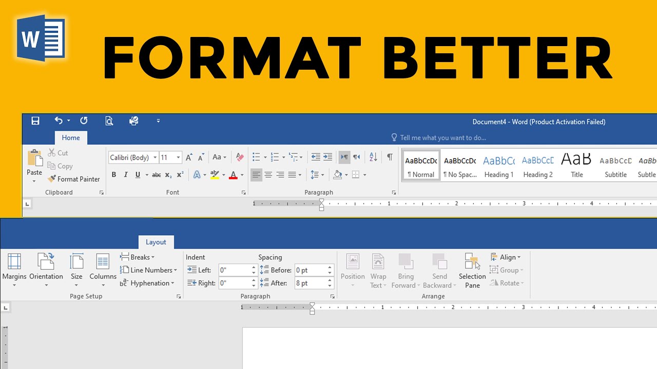Master Word Document Formatting | Advanced MS  Word Formatting Tips &ndash; Make Professional Documents