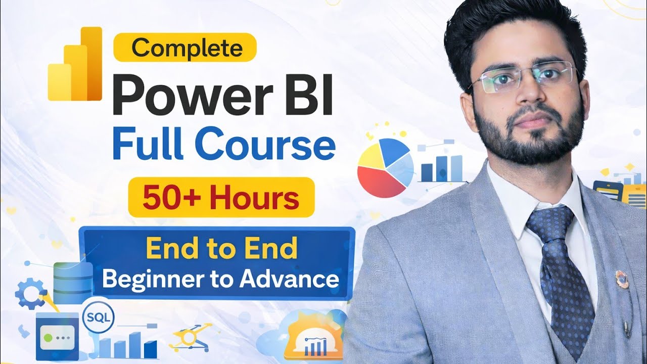 Power BI Full Course (50+ Hours ) | Day 1 | Introduction to Power BI for Data Analysts & Developers