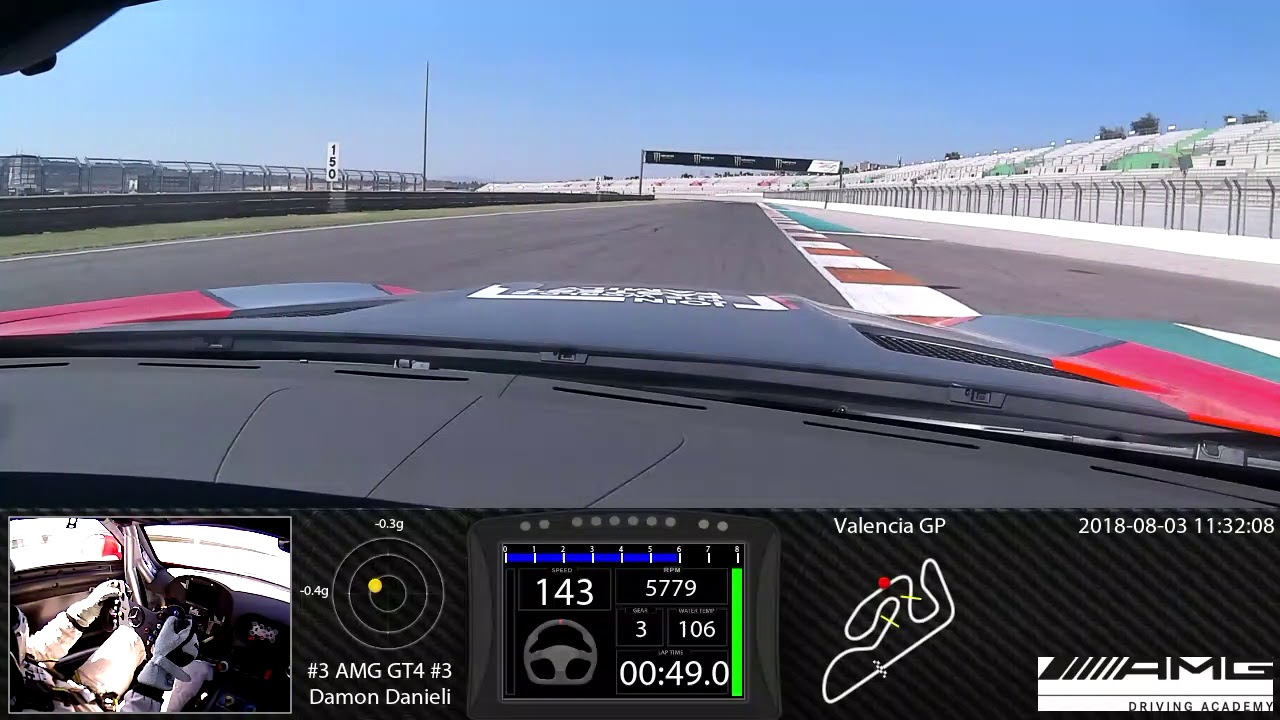 Ricardo Tormo Onboard (Valencia, Spain) Day 2 -- Mercedes AMG GT4
