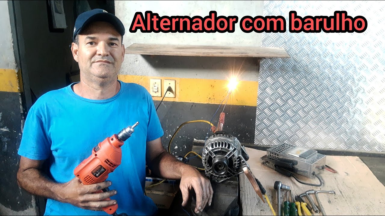 Como trocar os rolamentos do alternador e testar de forma simples e fácil