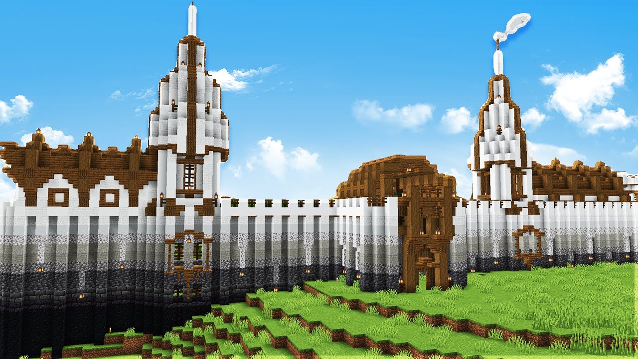 Построих ГИГАНТСКА КРЕПОСТ - Minecraft Survival with heaveN #6