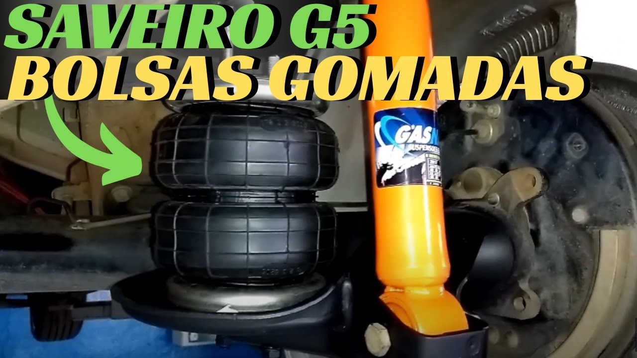 Saveiro G5 Suspensão a Ar Bolsas Gomadas Fole - Gasnag Suspensões