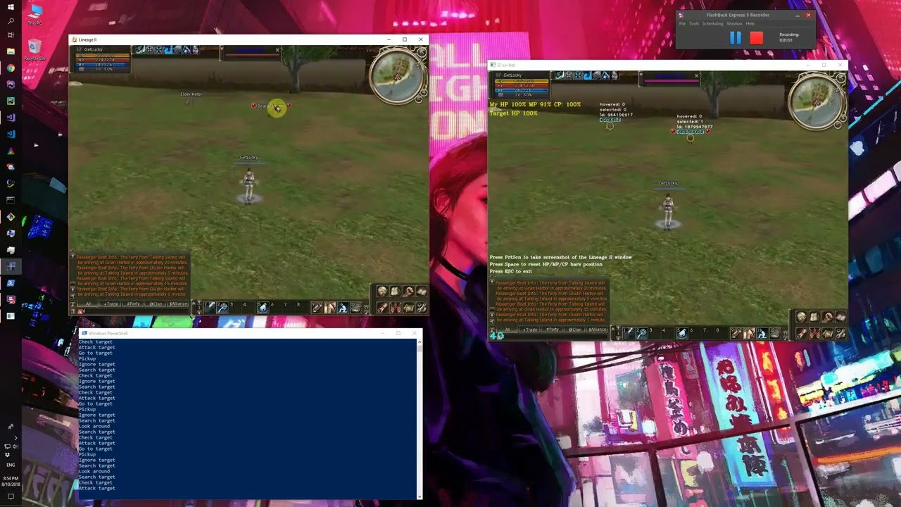 Lineage 2 OpenCV bot &ndash; beginning