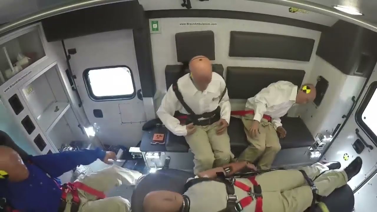 Ambulance Crash Side Impact   Crash Testing by Braun