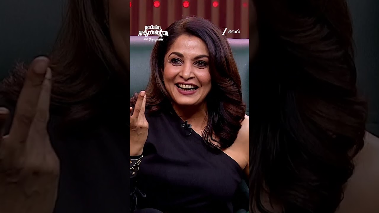 Ramya Krishna speaks about her favorite roles | JayammuNischayammuRaa With Jagapathi | Sun 8:30PM