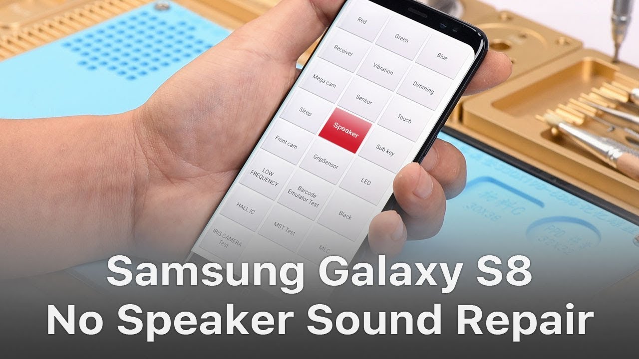 Samsung Galaxy S8 No Speaker Sound Logic Board Repair