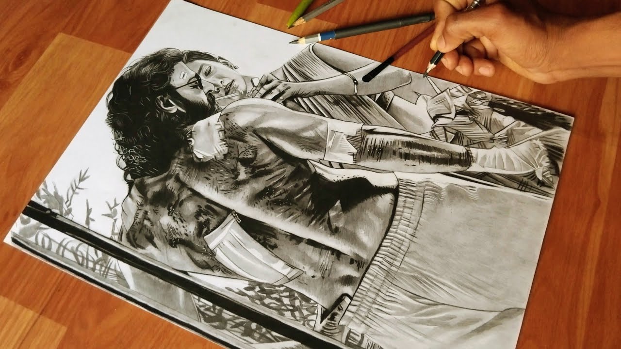 Spirit movie first look Prabhas drawing 🔥