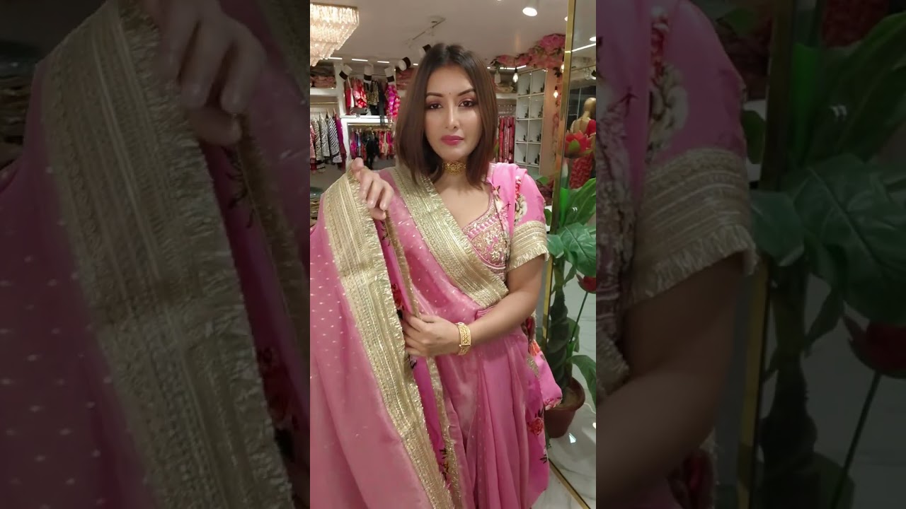 Booking Number : 8100246867 // Pink special sarees // LABEL Priyanka Roy Karmakar #saree 