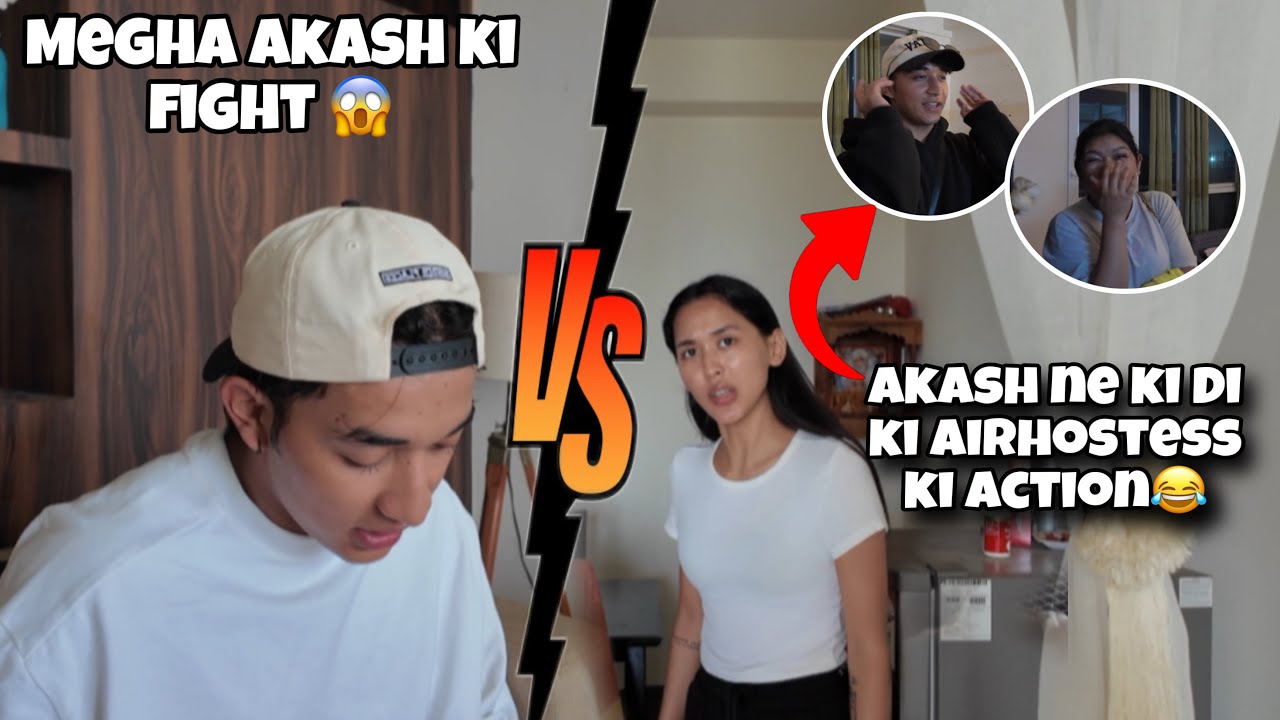 Akash pehli baar aaya sister-in-law k ghar|| Megha aur  Akash ki hue danger ladai😱|| Varsha Thapa