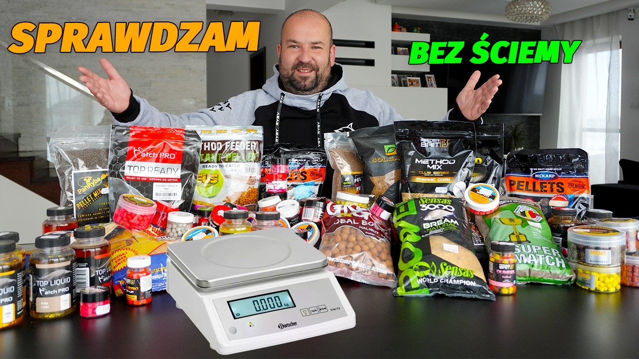 ZWAŻYŁEM zanęty znanych firm&hellip; Czy ktoś OSZUKUJE?!