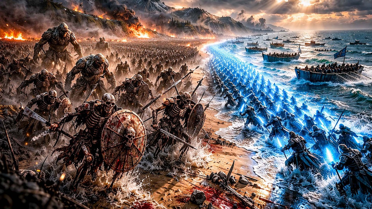 VADER'S D-DAY: 420K JEDI ASSAULT A BEACH DEFENDED BY 2.5M UNDEAD | UEBS2