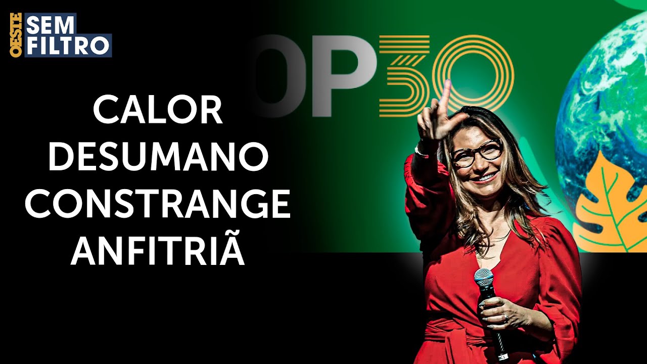COP DO VEXAME: Janja se desculpa com artistas por calor e responsabiliza 'crise clim&aacute;tica'