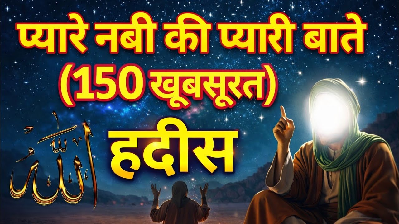 प्यारे नबी की प्यारी बाते 150 खूबसूरत हदीश पार्ट 2