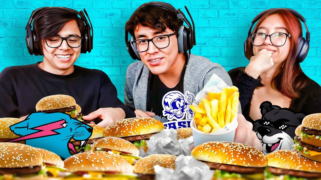 🍔HAMBURGUESA MR BEAST vs LUISITO vs SPREEN🍔