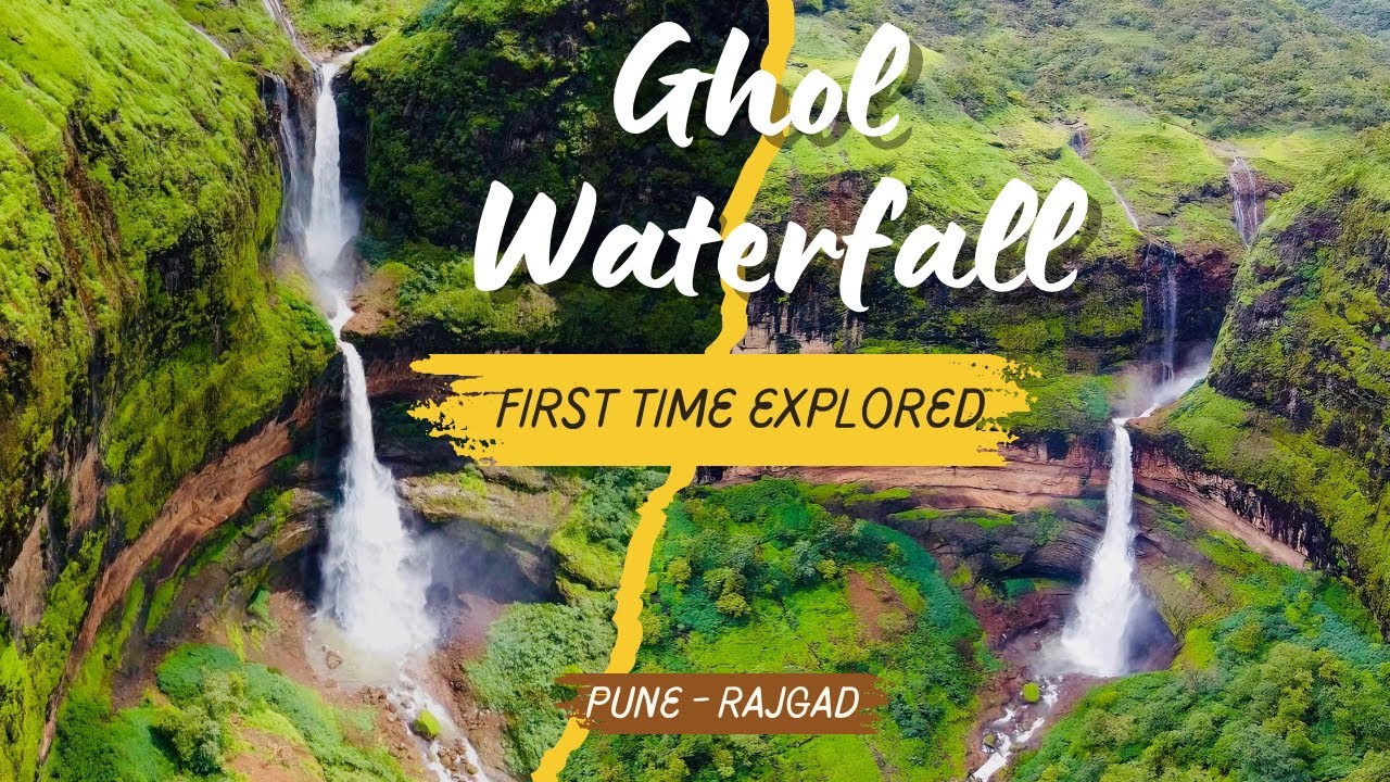 Ghol waterfall -Untouched nature near Pune ,Hidden monsoon destination near kumbhe waterfall