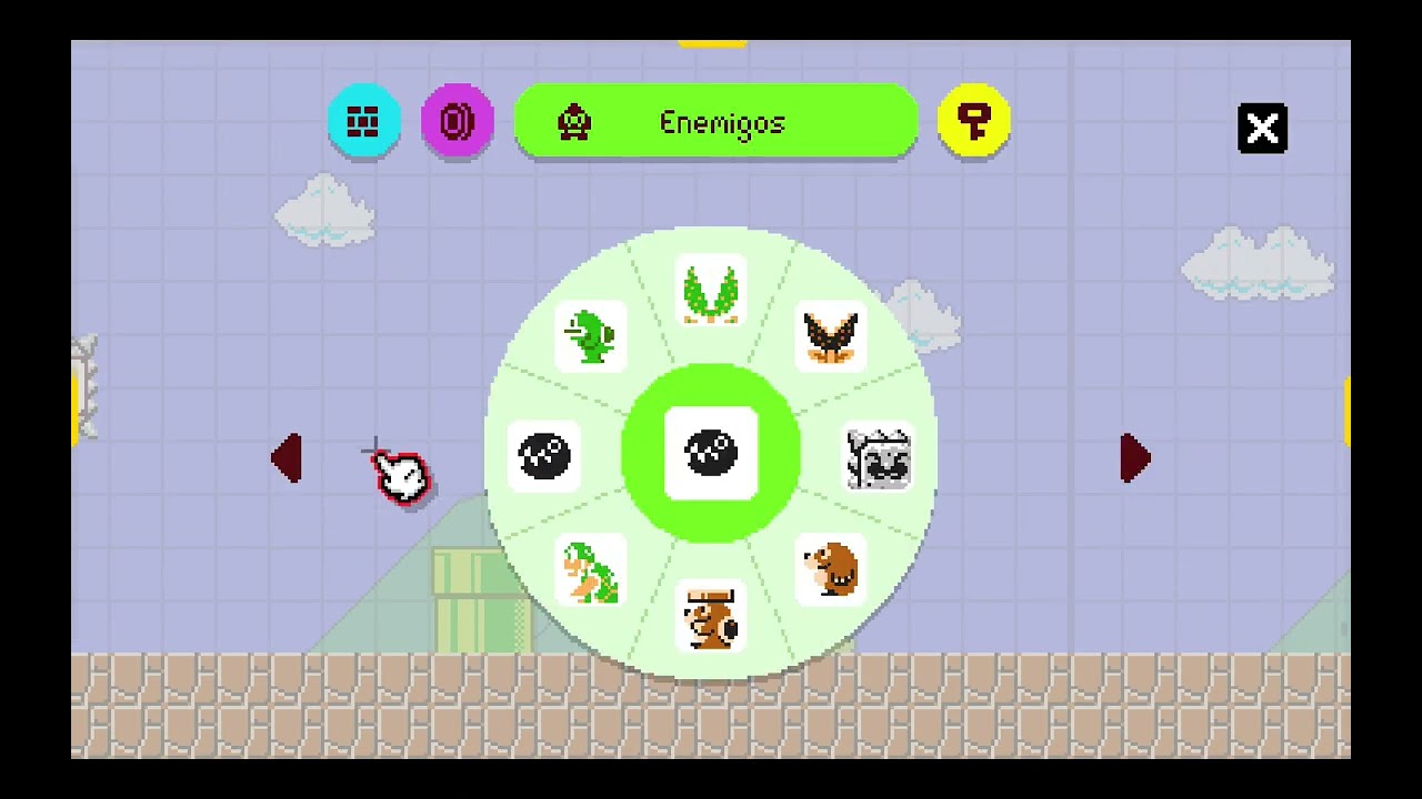 Editor de niveles/Super mario maker world engine/Smmwe modo historia 1-1