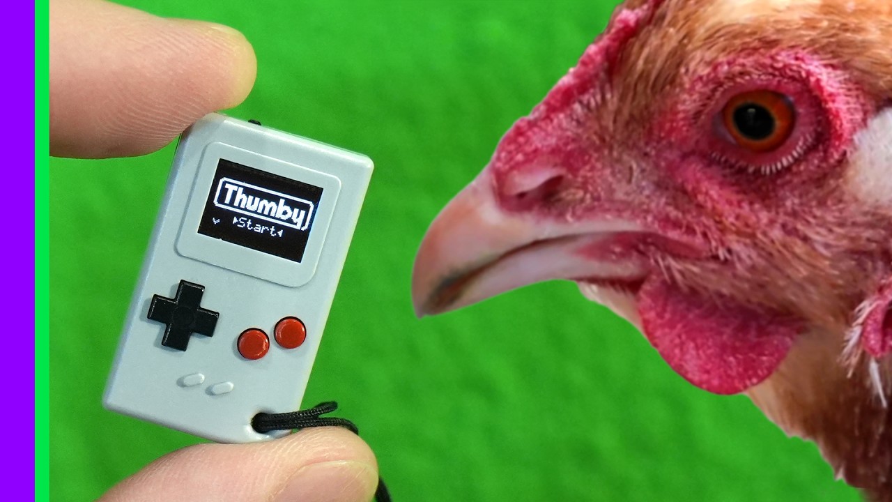 Smallest Gameboy Really Plays Games, but why is it so Tiny? It's called Thumby.
