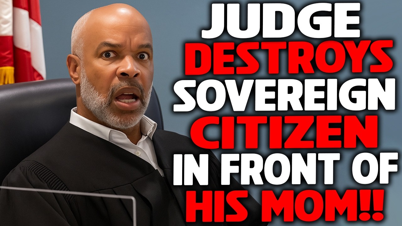 Sovereign Citizen Crumbles in Court – Judge Shreds His Arguments in Front of Mom!
