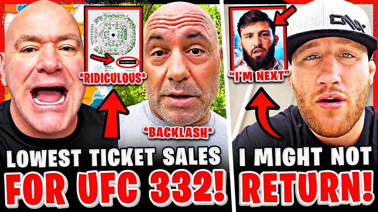 CONCERNS RISE for UFC 332 TICKET SALES?! Justin Gaethje REACTS to Arman FIGHT! Joe Rogan BACKLASH!