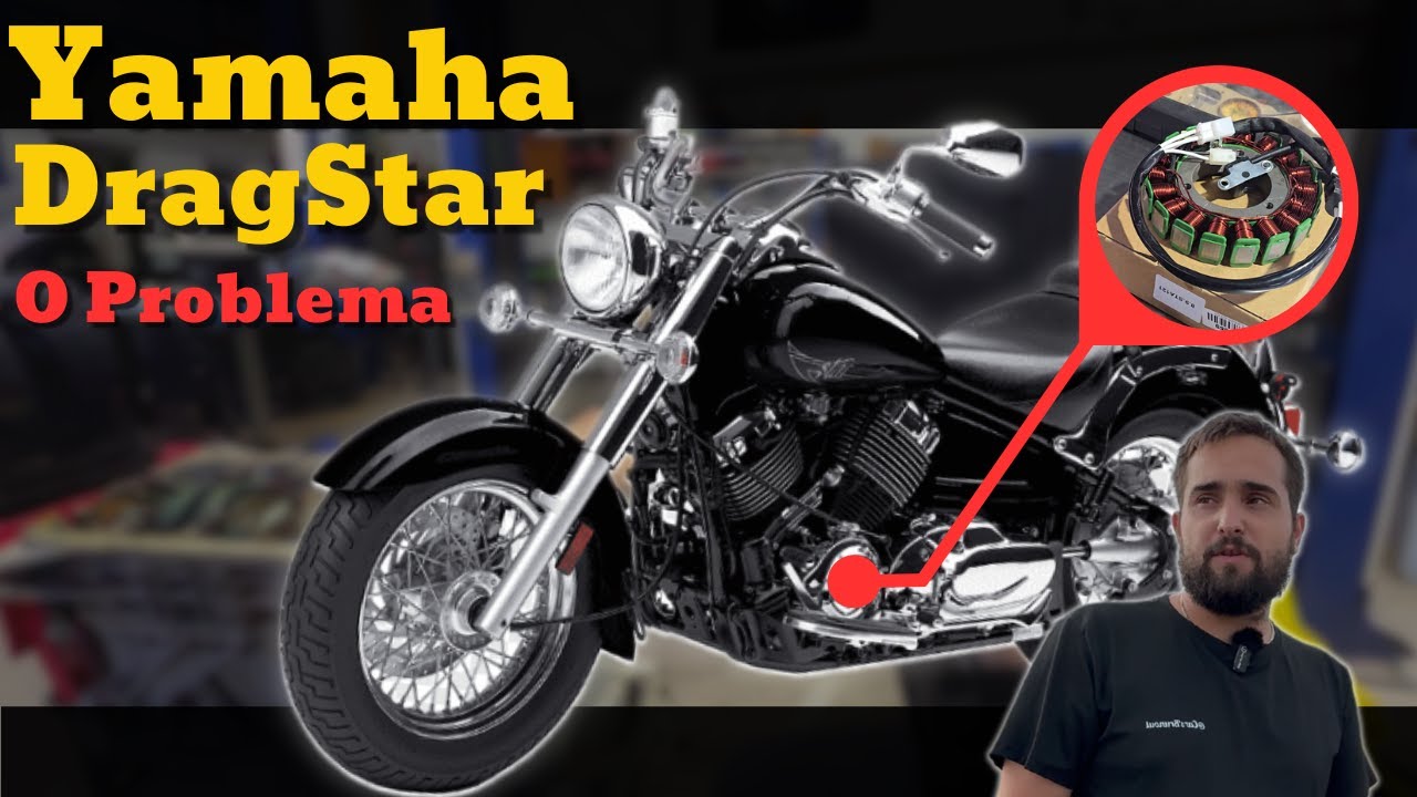 ⚙️ Problema Típico nas Motos! Estator e Retificador Queimados Yamaha Dragster 1100⚡ | BRUN'OUT