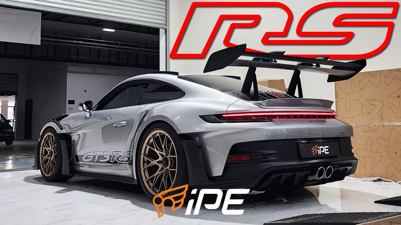 2024 PORSCHE 992 GT3 RS IPE TITANIUM EXHAUST | FIRST IN MALAYSIA!