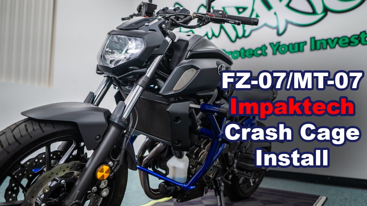Impaktech Yamaha MT-07 / FZ-07 & R7 Crash Cage Full Install Video