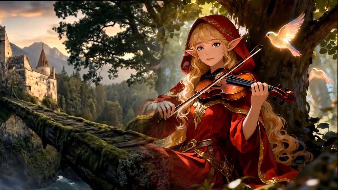 Celtic Fantasy Instrumental Music - Whispering Golden Flute Tones