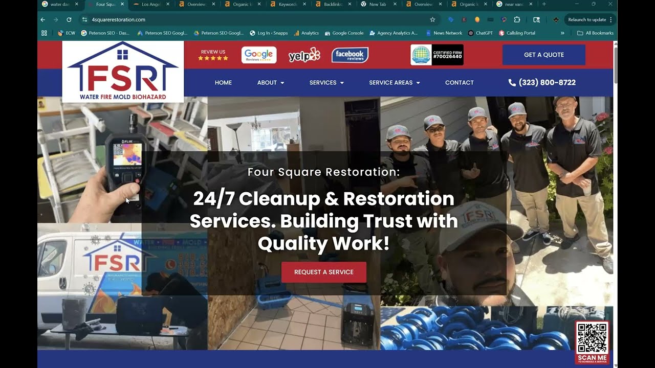 Four Square Restoration Online Audit | Peterson SEO