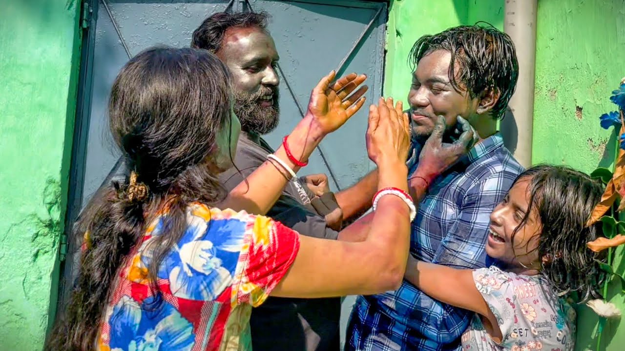 Aaj Holi Mein Full Masti 😂 | Rang, Paani Aur Unlimited Fun!
