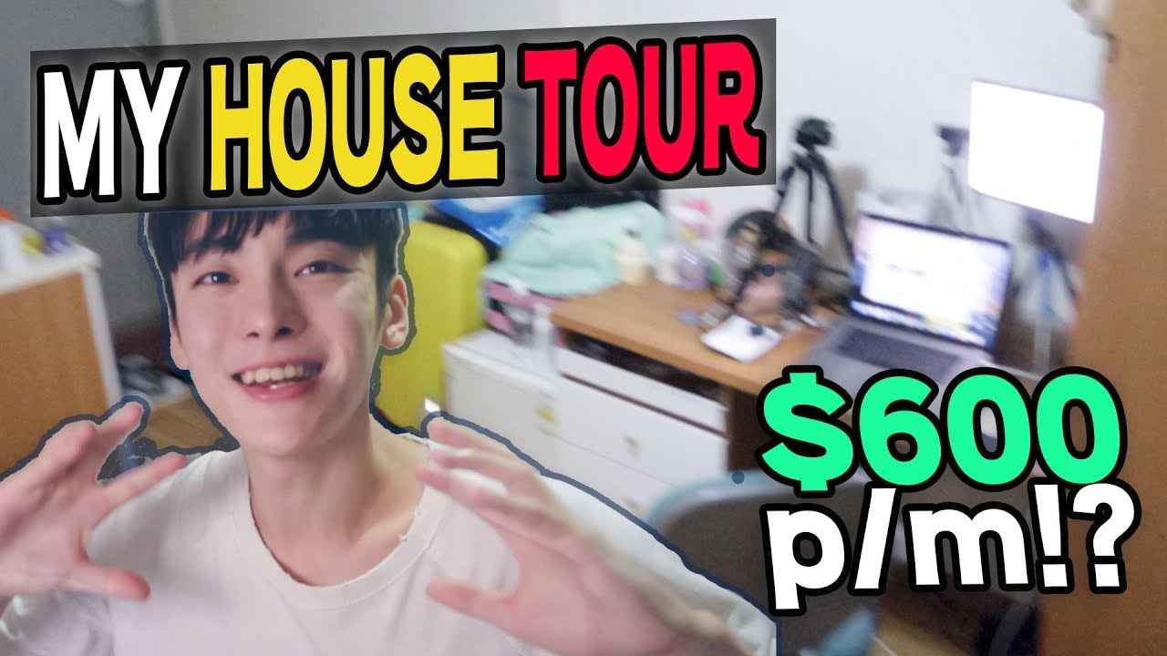 Korea Trip Tip // My house Tour // $600 Monthly Studio in Seoul! // 우리집 투어