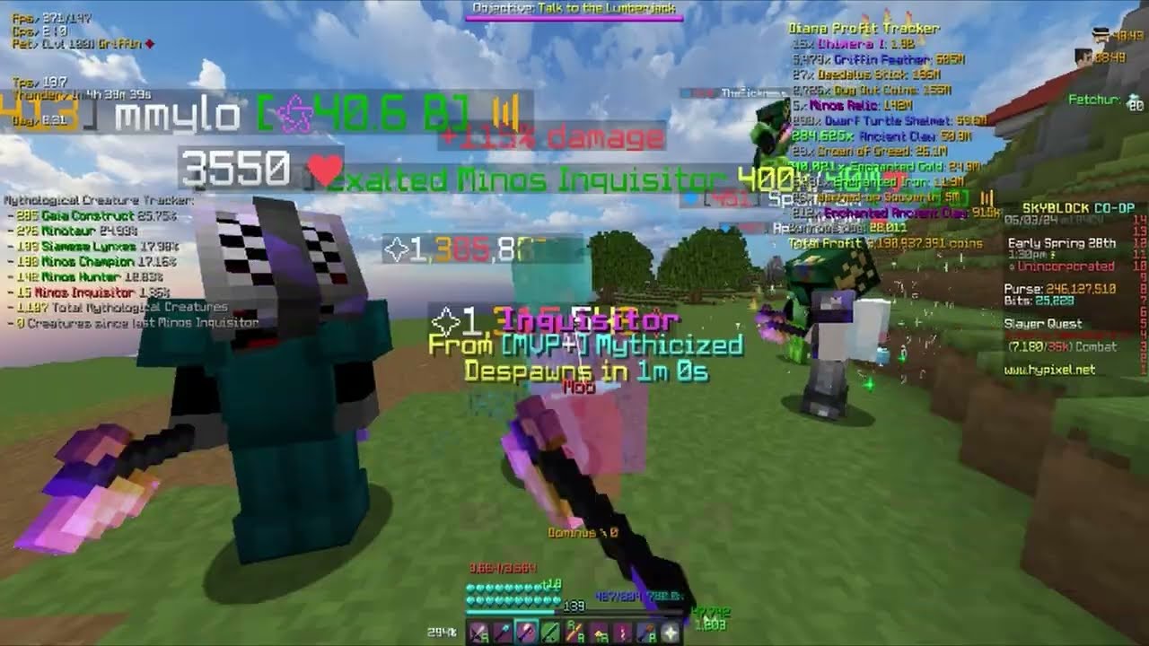 Road To 50bil Networth | Hypixel Skyblock RNG Compilation