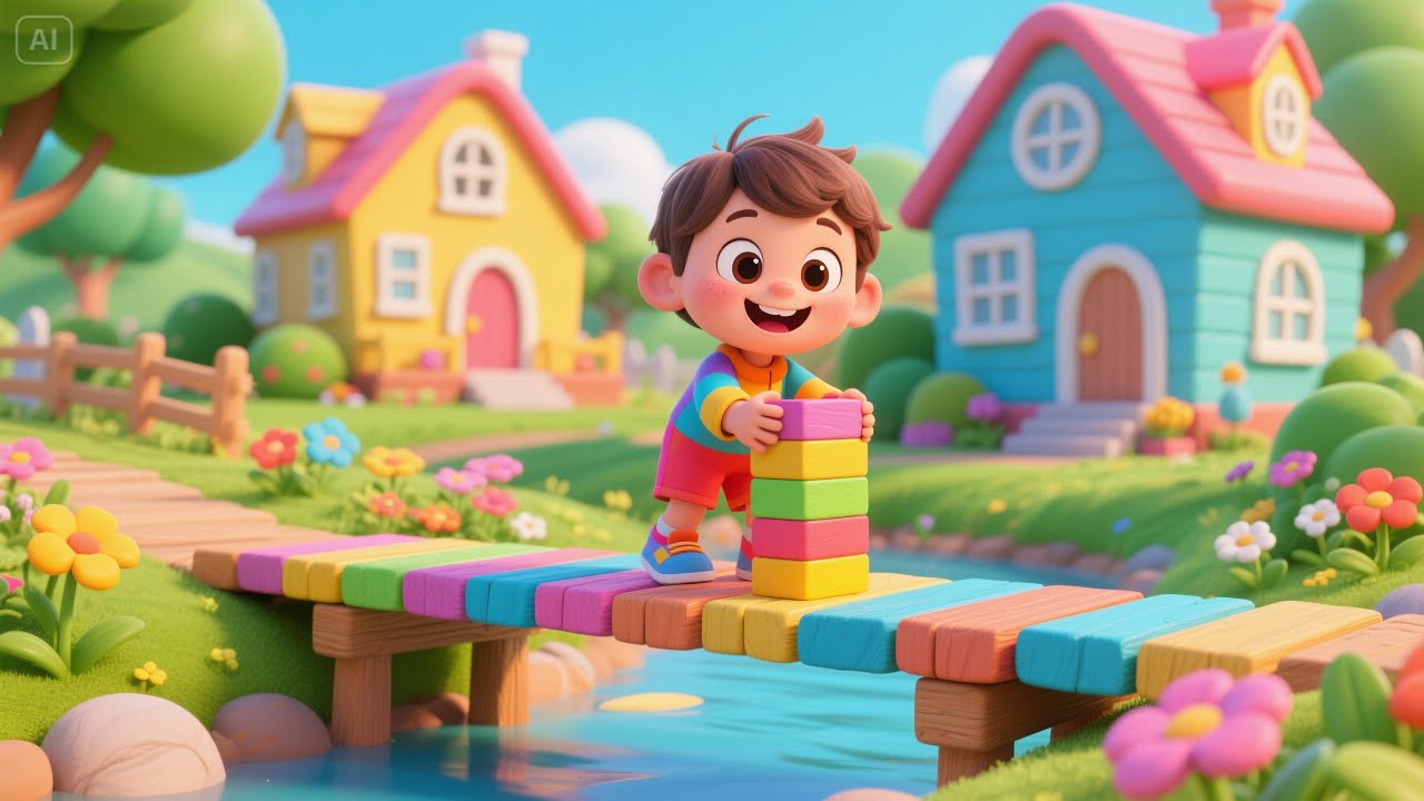 Bridge Builder &ndash; London Fix It Up | Fun Nursery Rhyme | Educational Kids Songs