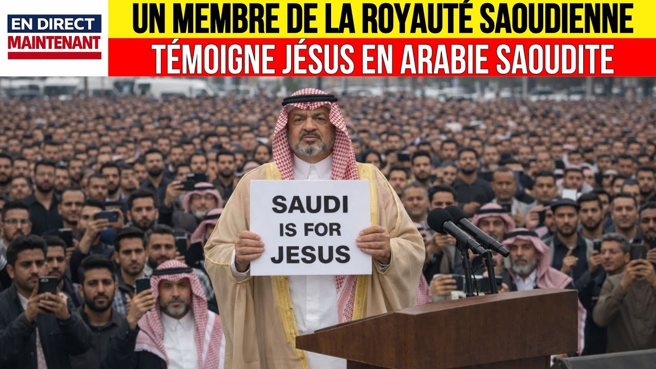 Des musulmans EN DIRECT : un royal saoudien témoigne : « Jésus est en Arabie saoudite en ce moment »