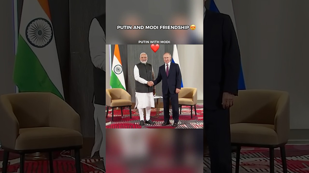 Putin & Modi 🤝 | A True Friendship Moment