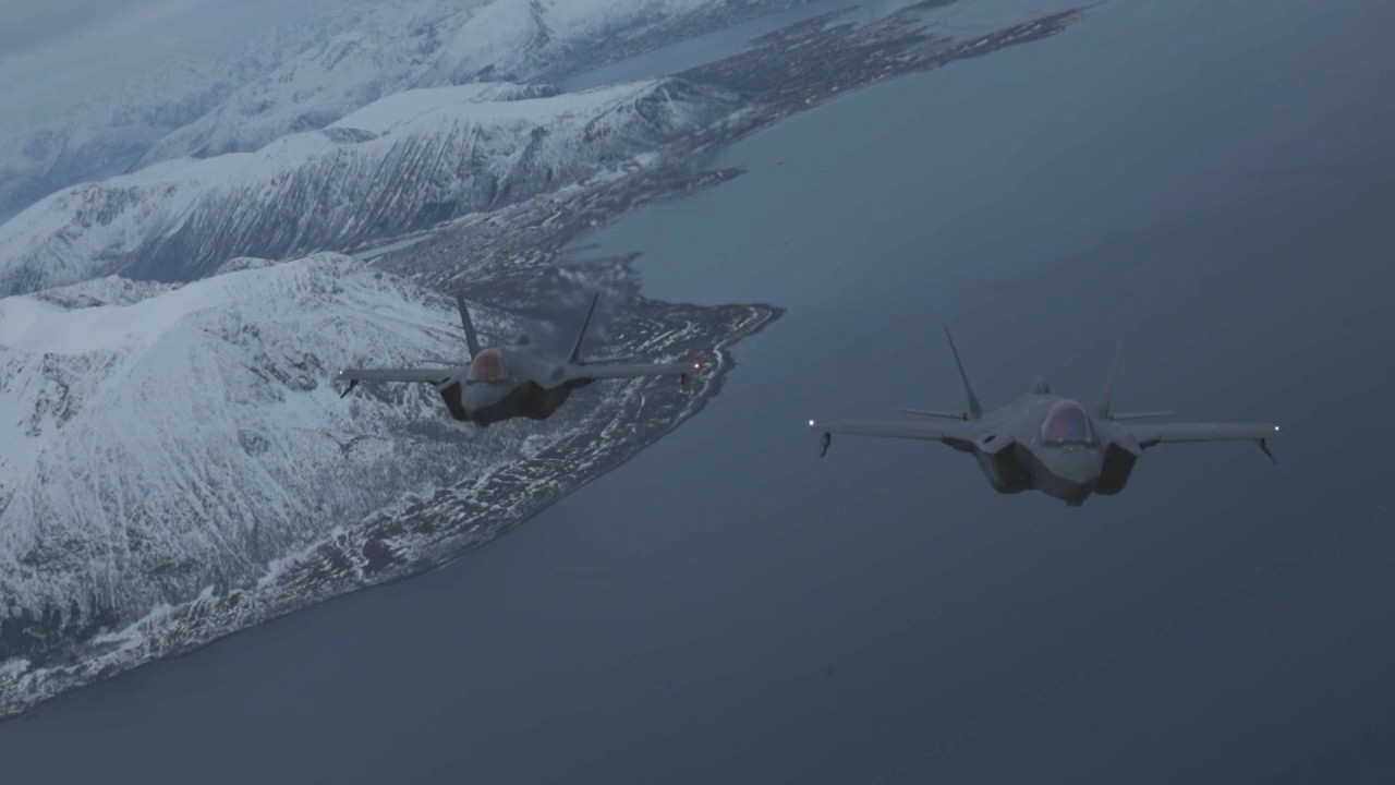 Allied Arctic Airpower on Full Display over NATO Ships near Norway