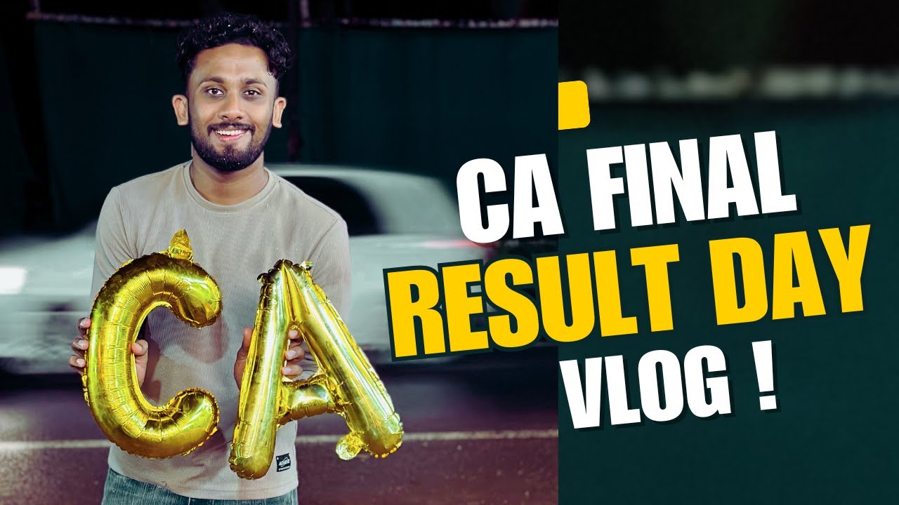 CA Final Result Day Reaction | CA Final May 2025 Reaction Vlog | Exam Motivation For Aspirants