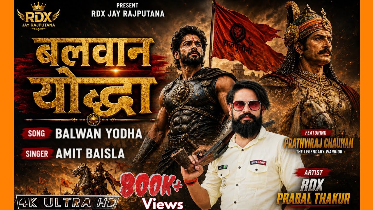 Balwaan Yoddha || बलवान योद्धा पृथ्वीराज चौहान - RDX Prabal Thakur Dj Song Hum Un Gurudev Ke Chela
