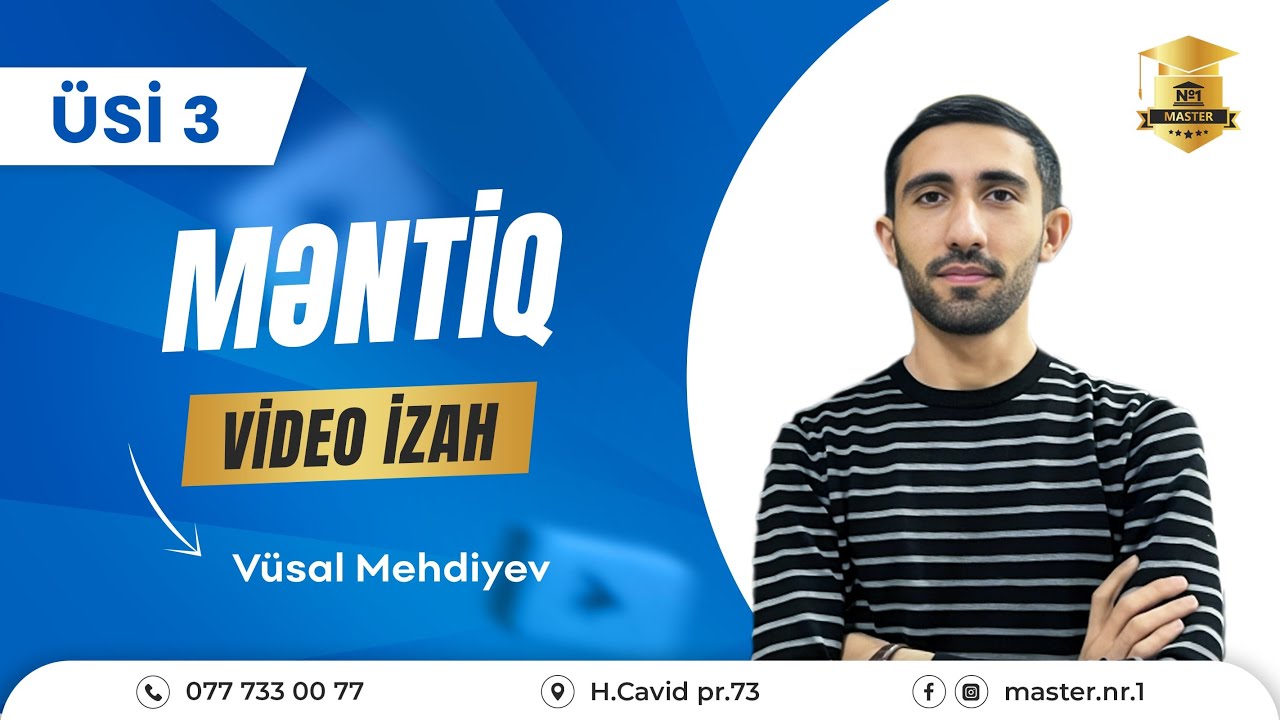 Ümumi Sınaq İmtahanı 3 - Məntiq