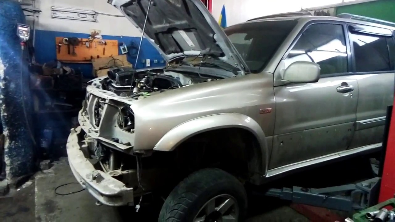 Сузуки Витара XL / Suzuki Vitara XL V6 2.7 замена подушек рамы