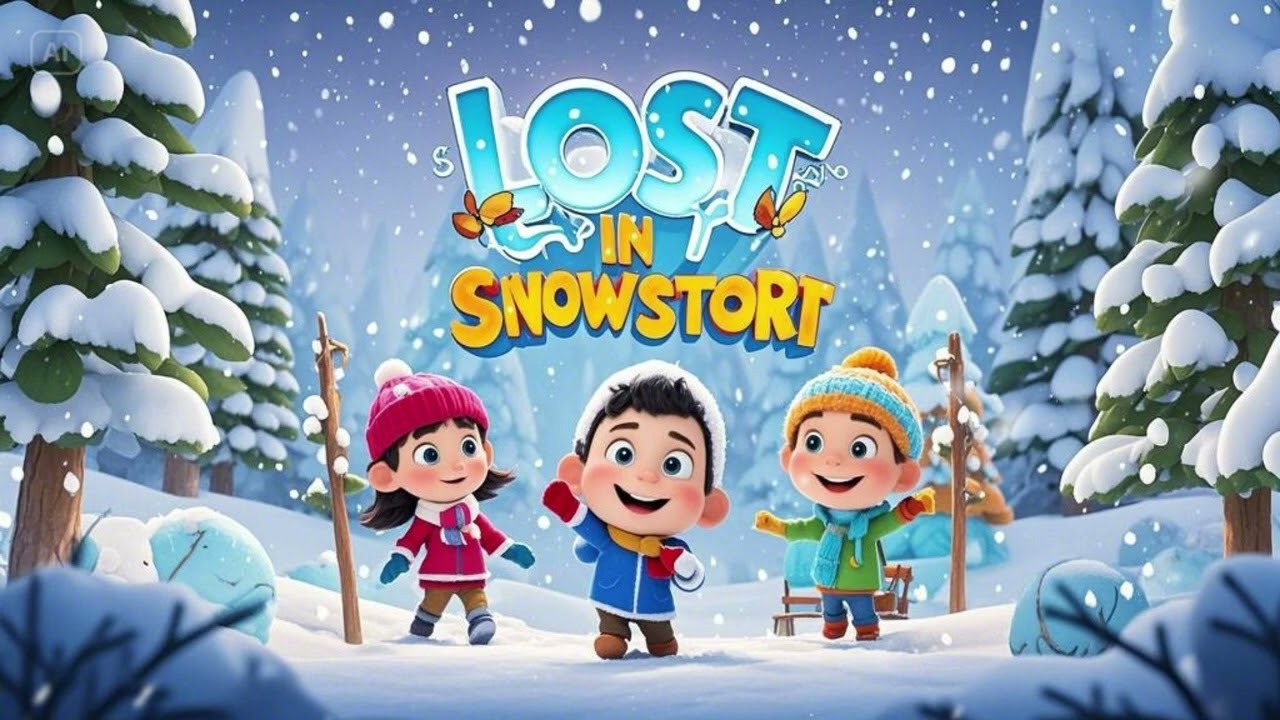 Lost in a Snowstorm – Fun Winter Adventure Song 🎶 | Sing & Explore the Snow!