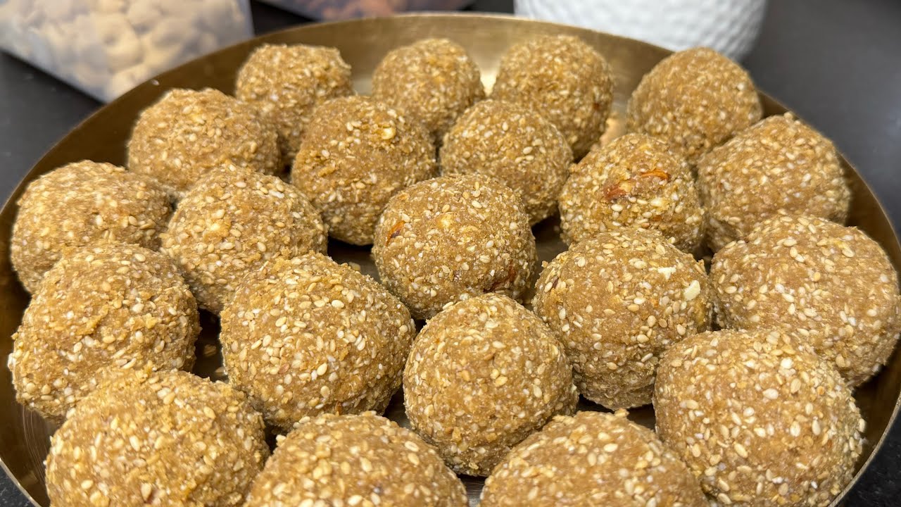 Til Gud ke Soft Laddu  तिल गुड़ के सॉफ्ट और टेस्टी लड्डू बनाने का सबसे आसान तरीका 😊