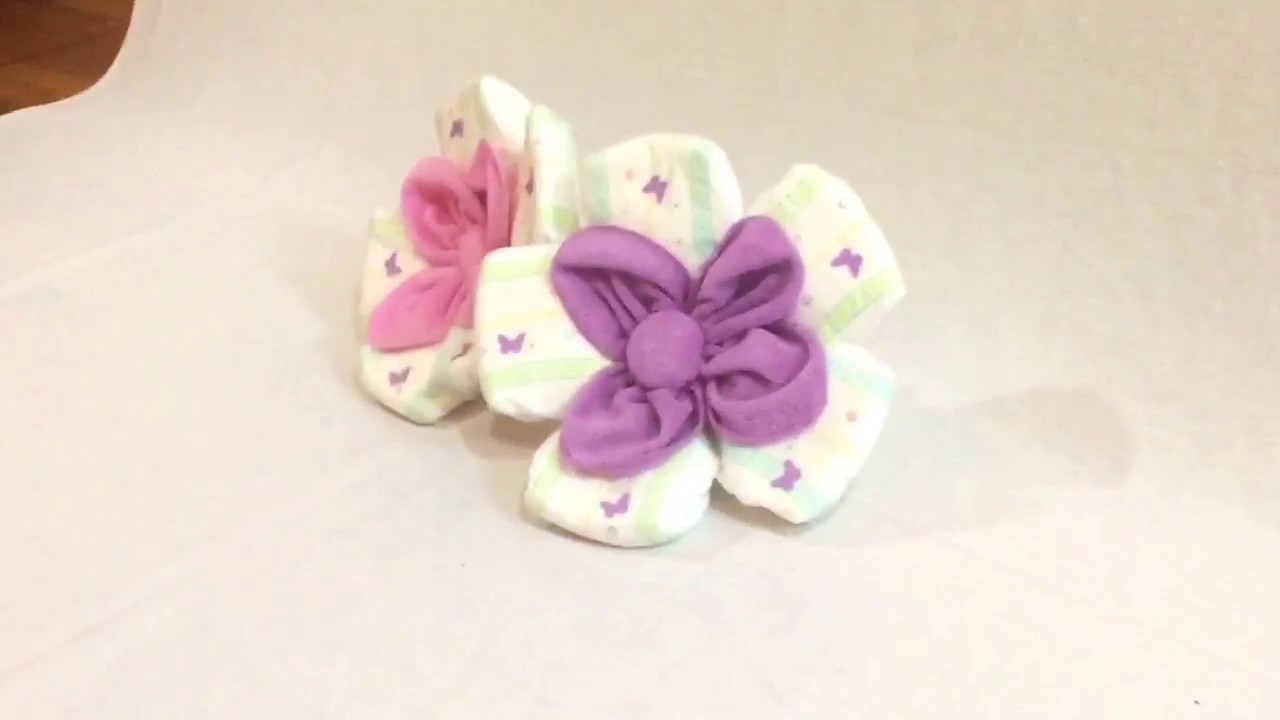 Diaper Flowers