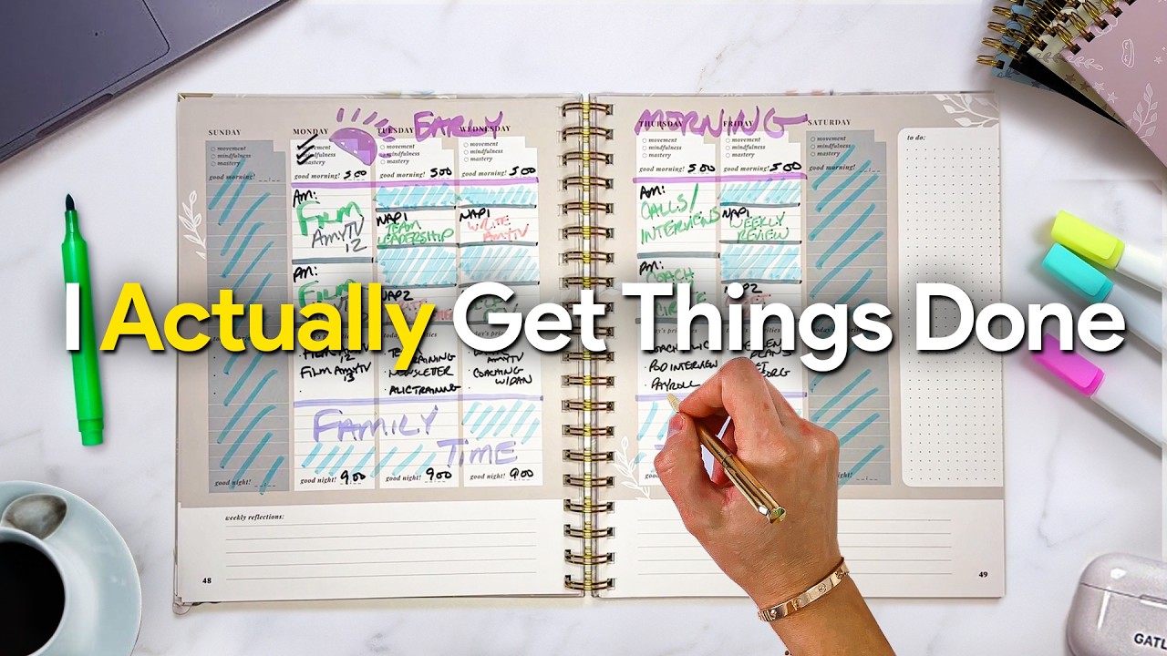 How I Schedule My Week as a Mom & Businesswoman
