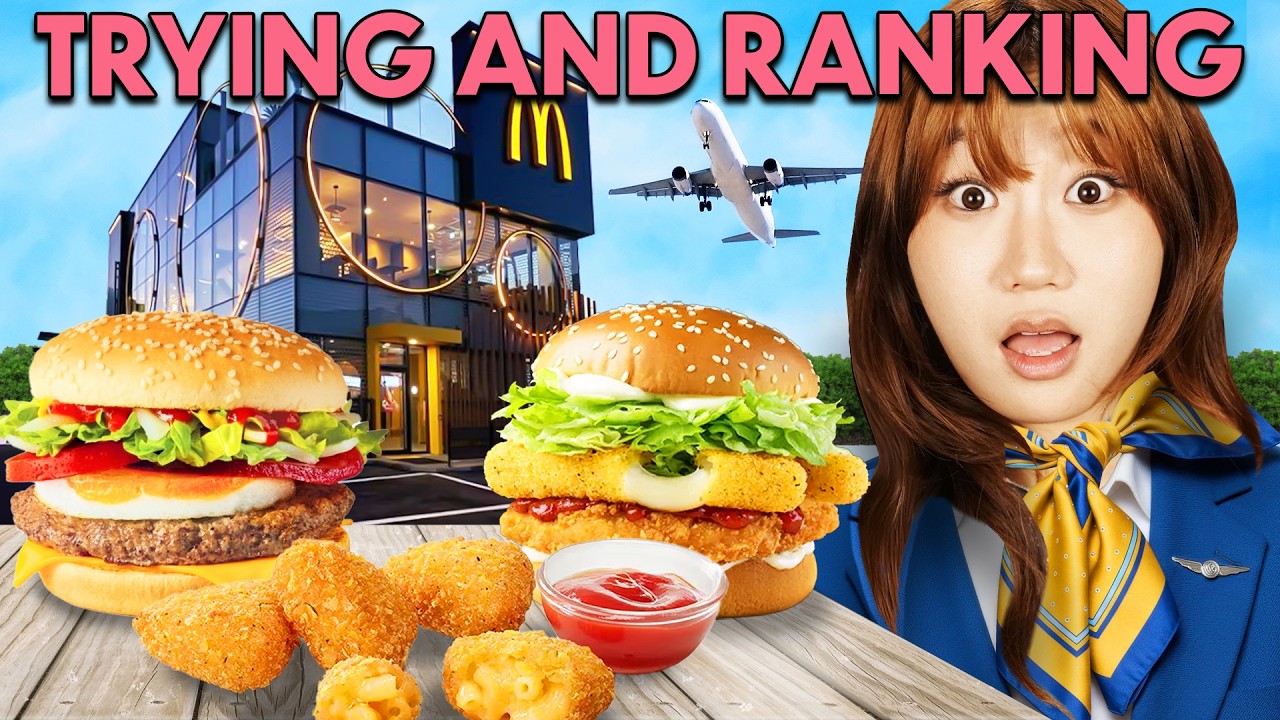 Trying & Ranking International McDonalds Foods!