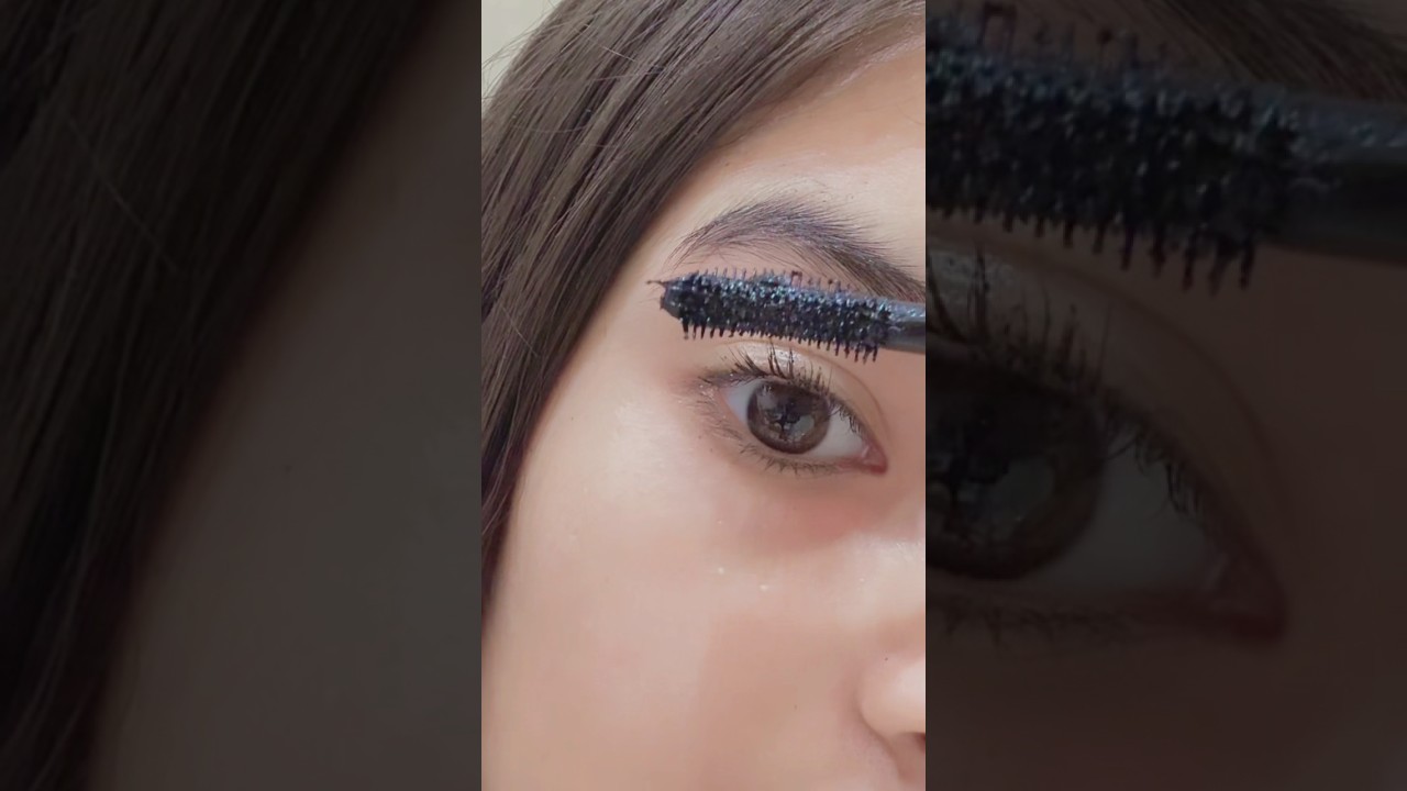 i made this  mascara at home using natural ingredients #nontoxicmakeup #diymakeup #mascara